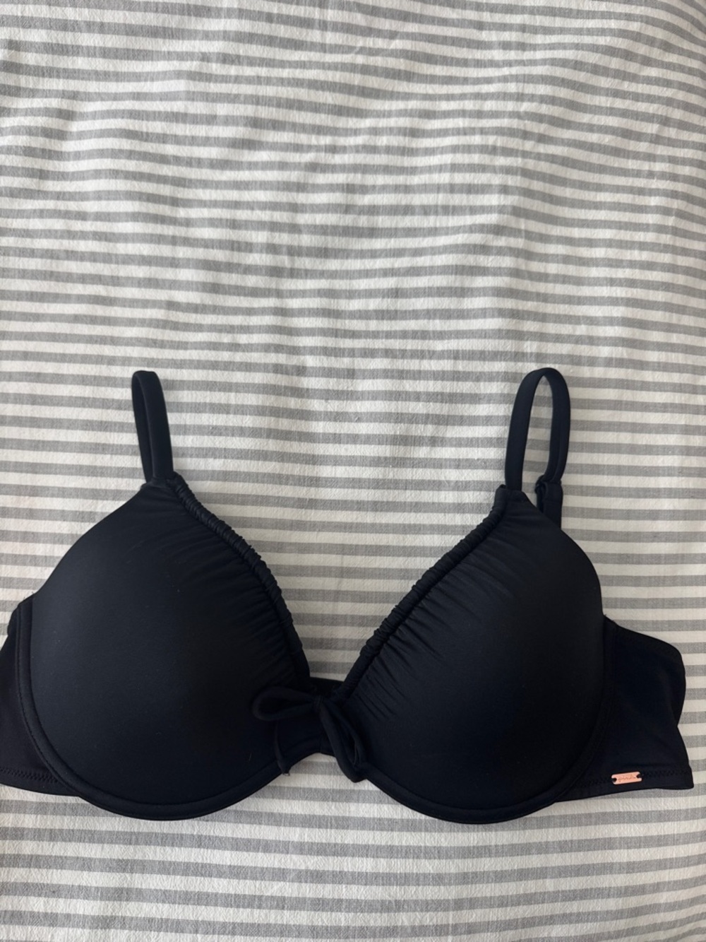 Black Push-Up Bra with Light Padding